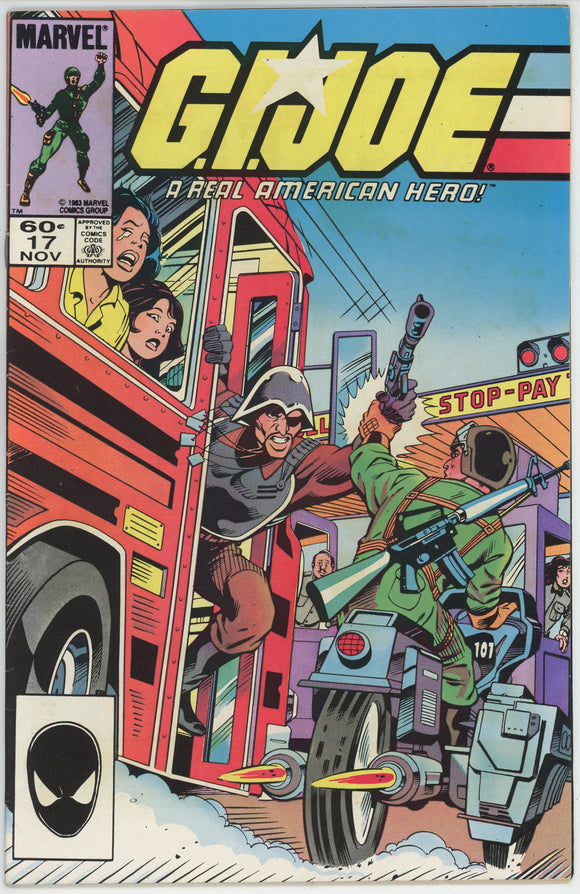 G.I. Joe #17 (1982) - 5.0 VG/FN *1st Appearance Ace* 2nd Print