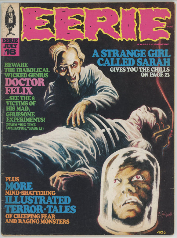 Eerie #16 (1966 Warren Magazine) - 3.5 VG- *Dracula's Guest*