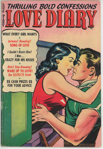 Love Diary #44 (1954 Orbit) - 4.0 VG *Scarce Pre Code Romance* White Pages