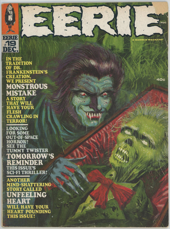 Eerie #19 (1966 Warren Magazine) - 3.0 GD/VG *Tomorrow's Reminder*