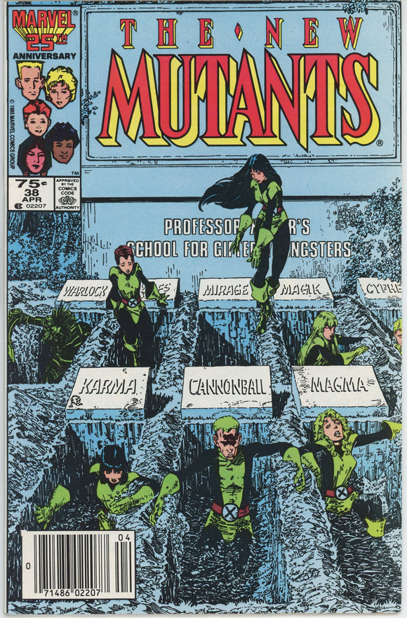 New Mutants #38 (1983) - 6.0 FN *Aftermath* Newsstand