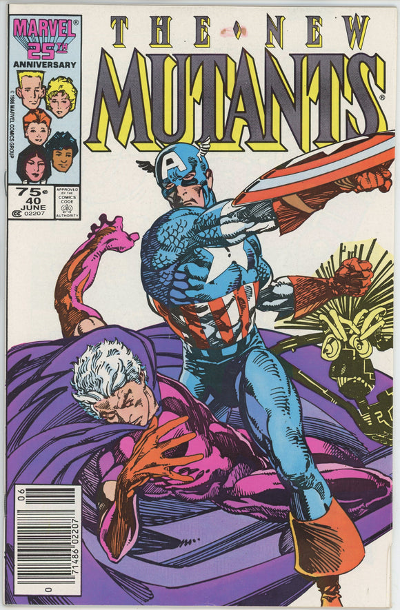 New Mutants #40 (1983) - 5.5 FN- *Avengers Assemble*