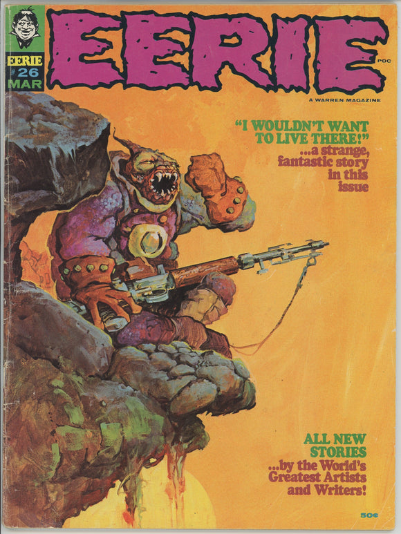 Eerie #26 (1966 Warren Magazine) - 3.5 VG- *The Scarecrow*