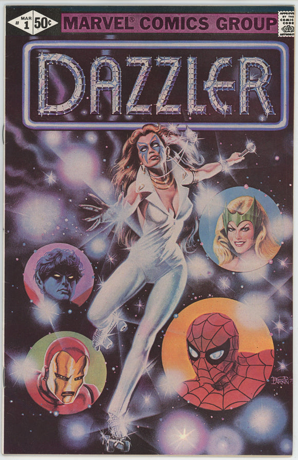 Dazzler #1 (1981) - 7.5 VF- *So Bright This Star* Corrected Version