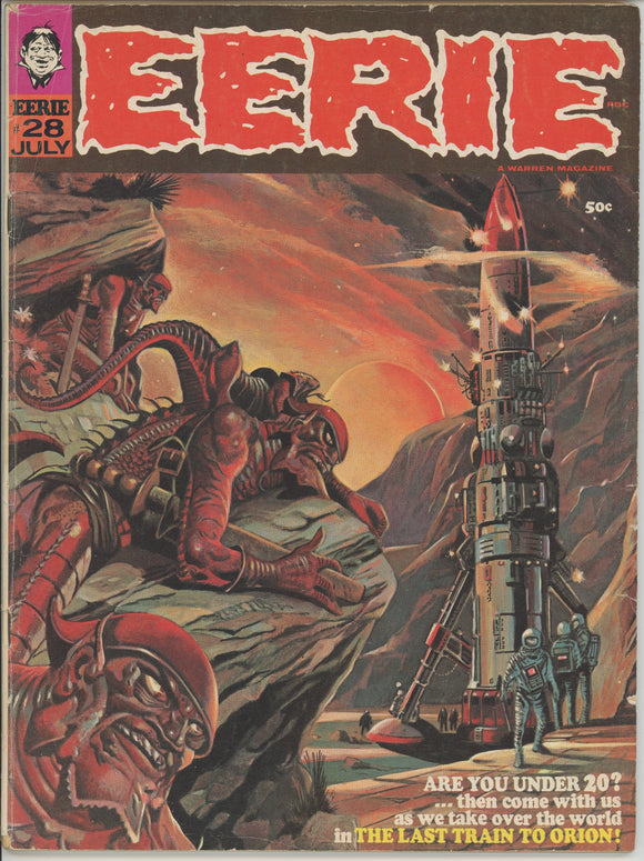 Eerie #28 (1966 Warren Magazine) - 3.5 VG- *Frazetta Art*