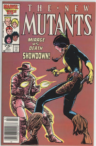 New Mutants #41 (1983) - 8.0 VF *Way of the Warrior* Newsstand