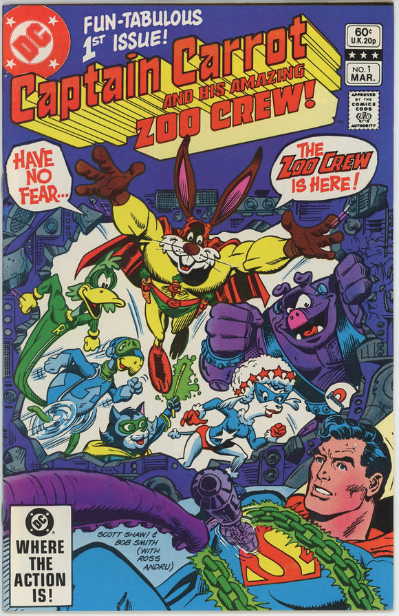 Captain Carrot #1 (1982) - 9.2 NM- *The Pluto Syndrome/Superman*