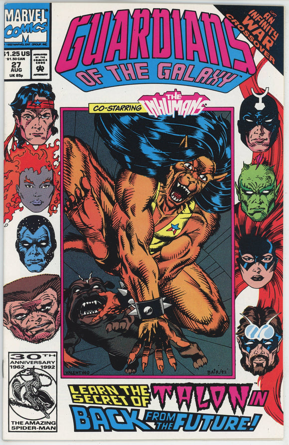 Guardians of the Galaxy #27 (1990) - 9.6 NM+ *Villains, Villains, Everywhere*