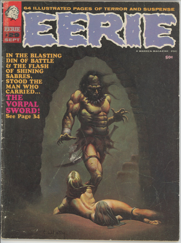 Eerie #29 (1966 Warren Magazine) - 3.0 GD/VG *Frazetta Art*