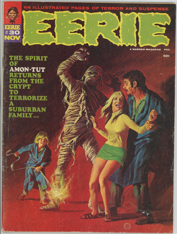 Eerie #30 (1966 Warren Magazine) - 3.5 VG- *Basil Gogos Cover*