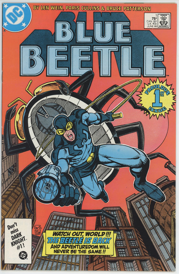 Blue Beetle #1 (1986) - 9.0 VF/NM *1st Appearance Firefist*