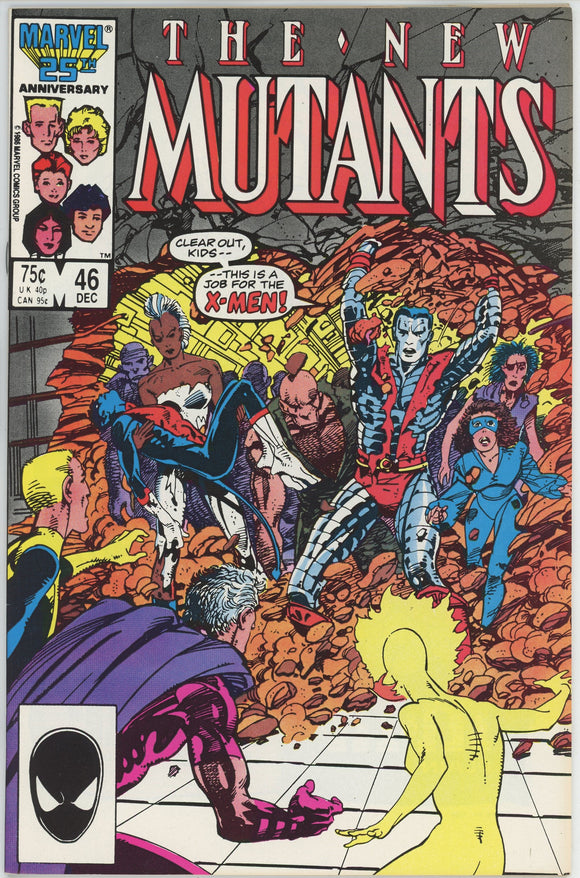 New Mutants #46 (1983) - 8.0 VF *Bloody Sunday*