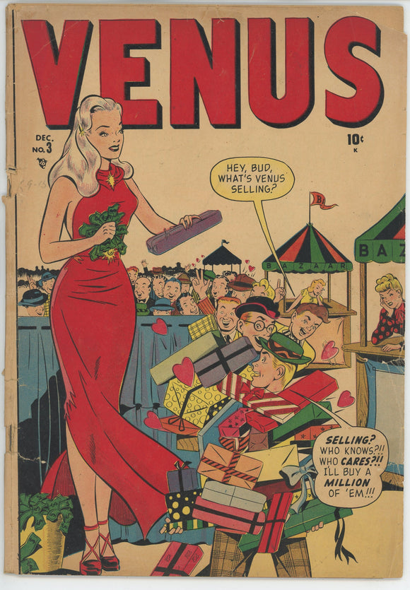 Venus #3 (1948) - 1.0 FR *Goddess of Love/Hedy Devine* Marvel