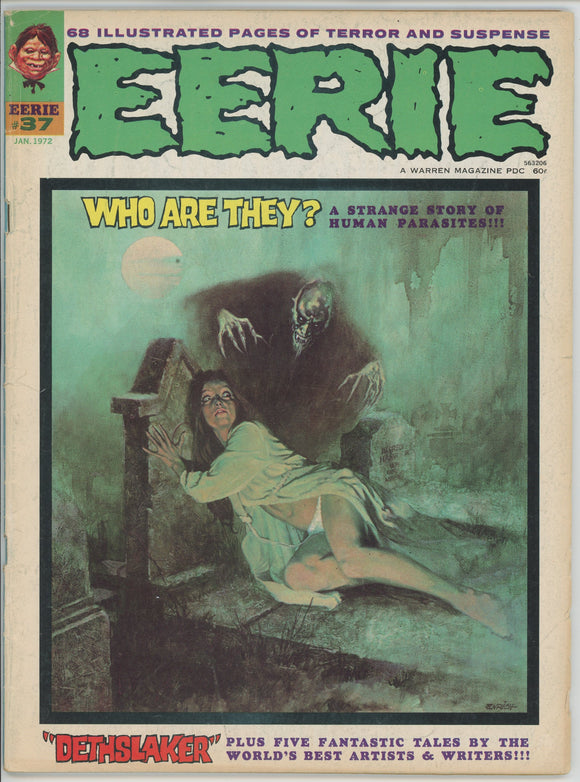 Eerie #37 (1966 Warren Magazine) - 4.0 VG *The Other Side of Atlantis*