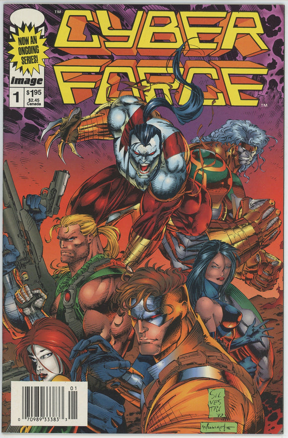 Cyber Force #1 (1993) - 9.2 NM- *Marc Sylverstri* Newsstand