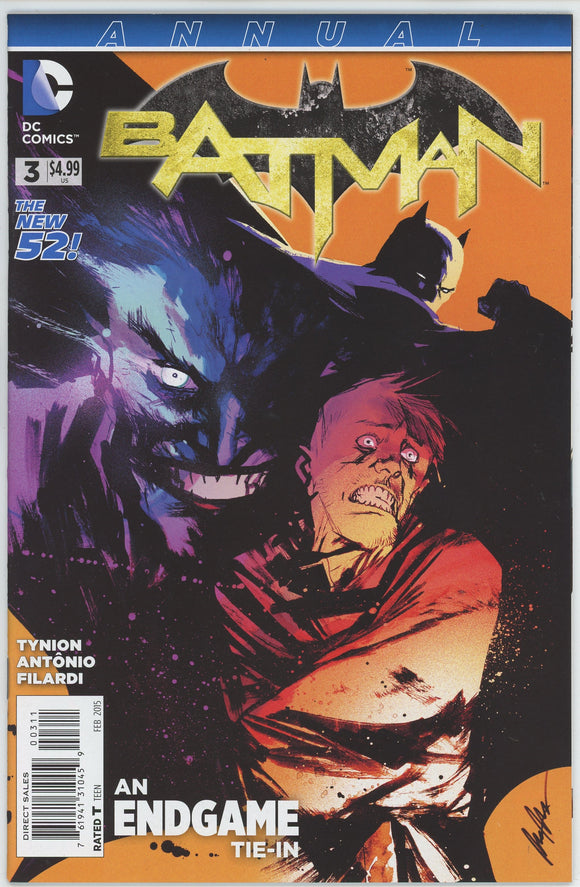 Batman Annual #3 (2011) - 9.2 NM- *Endgame* New 52