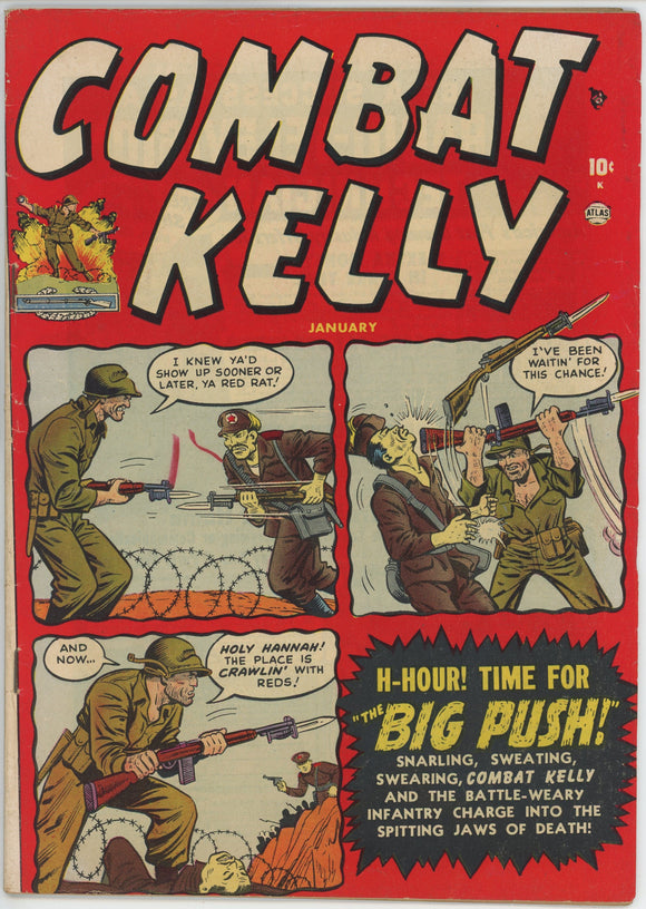 Combat Kelly #2 (1951) - 5.0 VG/FN *The Devil Wore Skirts/GGA* Marvel Atlas