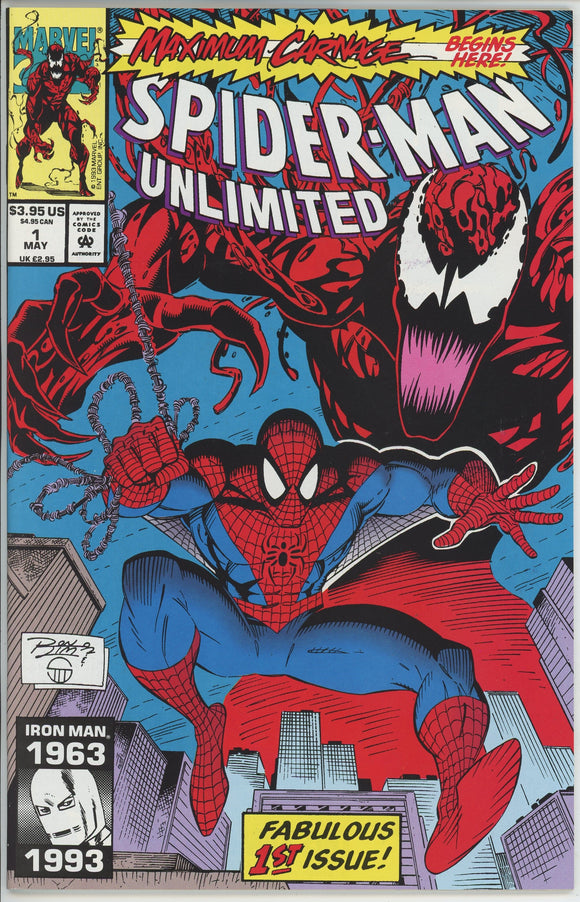 Spider Man Unlimited #1 (1993) - 9.4 NM *1st Appearance Shriek*