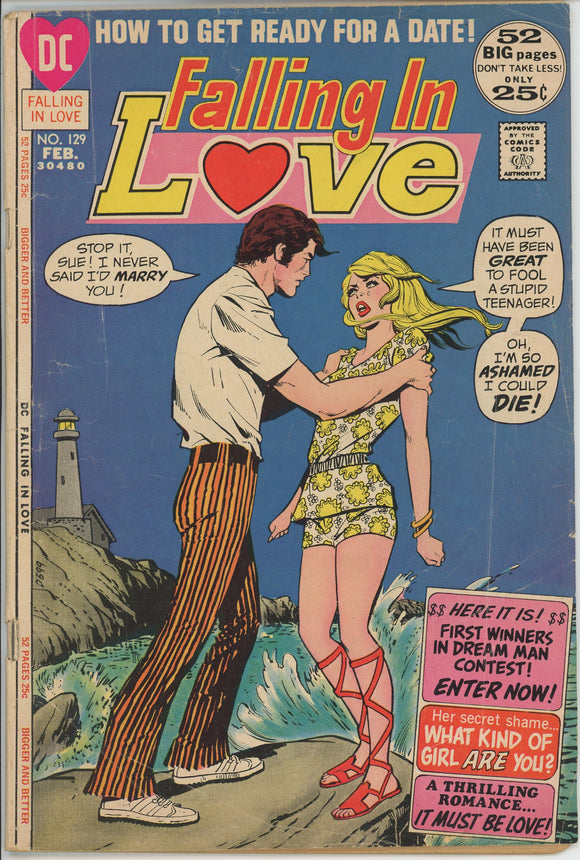 Falling in Love #129 (1955) - 3.0 GD/VG *The Morning of Love* DC Romance