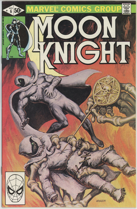 Moon Knight #6 (1980) - 9.0 VF/NM *White Angels*