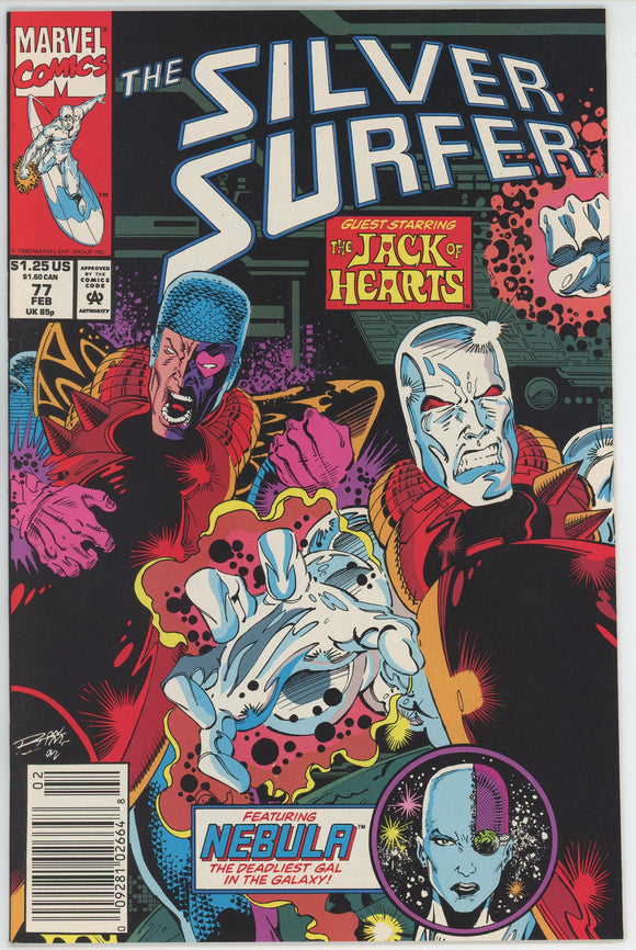 Silver Surfer #77 (1987) - 9.4 NM *Turnabout/Jack of Hearts* Newsstand