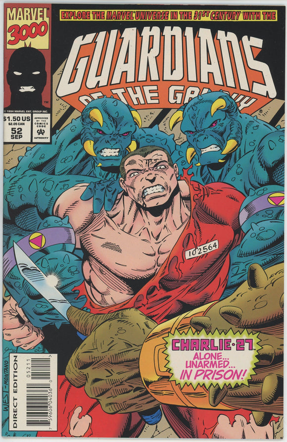 Guardians of the Galaxy #52 (1990) - 9.4 NM *And Ye Came Unto Me*