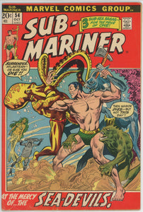 Sub-Mariner #54 (1968) - 6.0 FN *Sunfire/Dragon Lord*