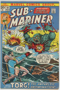 Sub-Mariner #55 (1968) - 5.5 FN- *The Abominable Snow-King*