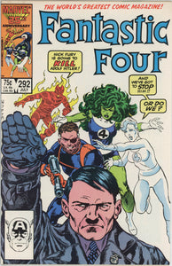 Fantastic Four #292 (1962) - 7.5 VF- *Hitler Cover*