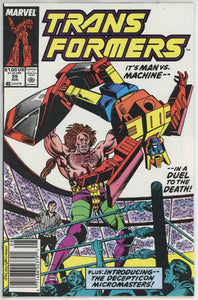 Transformers #55 (1984) - 7.0 FN/VF *Interplanetary Wrestling* Newsstand