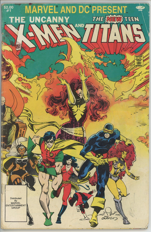 Marvel & DC Present Uncanny X-Men and New Teen Titans #1 (1982) - 3.5 VG-