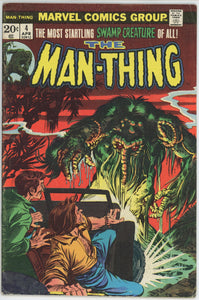 Man-Thing #4 (1975) - 5.0 VG/FN *The Making of a Madman*