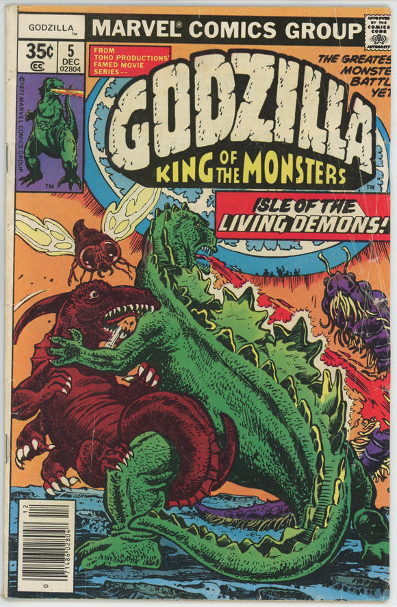 Godzilla #5 (1977) - 4.0 VG *The Isle of Lost Monsters*