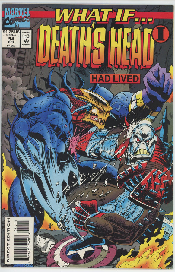 What If #54 (1989) - 9.0 VF/NM *What If Death's Head I Had Lived*