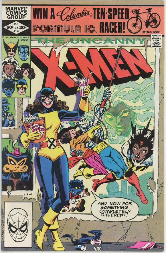 Uncanny X-Men #153 (1963) - 8.5 VF+ *Kitty's Fairy Tale*