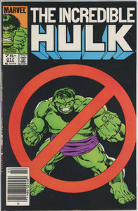 Incredible Hulk #317 (1962) - 8.5 VF+ *Meet the Hulkbusters* Newsstand