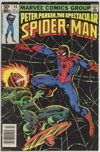 Spectacular Spider-Man #56 (1976) - 7.0 FN/VF *Jack O'Lantern* Newsstand