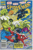Spider-Man #22 (1990) - 9.0 VF/NM *Revenge of the Sinister Six* Newsstand