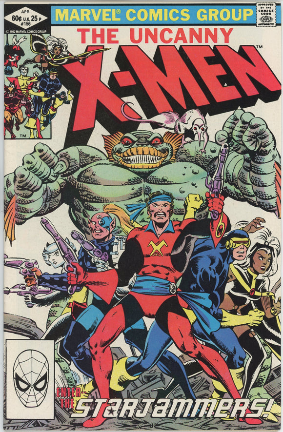 Uncanny X-Men #156 (1963) - 9.0 VF/NM *Pursuit/Starjammers*