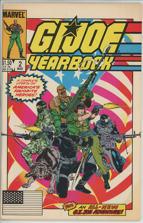 G.I. Joe Yearbook #2 (1985) - 4.5 VG+ *The Joes on the Tube*