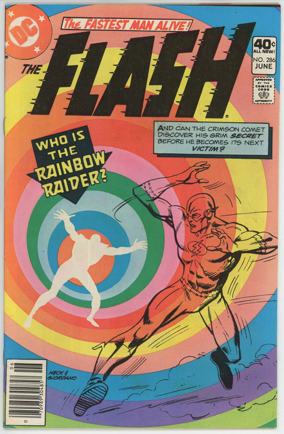 Flash #286 (1959) - 7.0 FN/VF *Color Schemes of the Rainbow Raider*