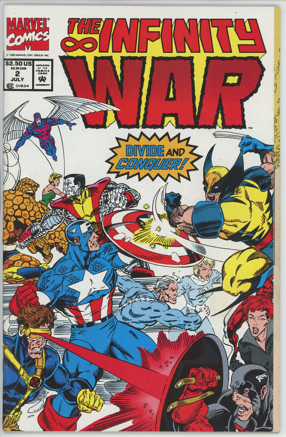 Infinity War #2 (1992) - 9.0 VF/NM *Wraparound Cover* Jim Starlin Newsstand