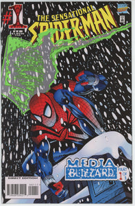 Sensational Spider-Man #1 (1996) - 9.4 NM *Cool Jurgens Cover*