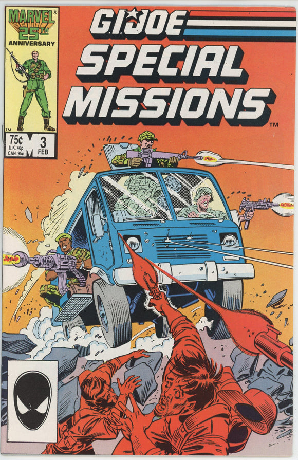 G.I. Joe Special Missions #3 (1986) - 7.5 VF- *Burn-Out*