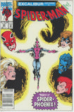 Spider-Man #25 (1990) - 8.0 VF *Excalibur/Spider-Phoenix* Newsstand