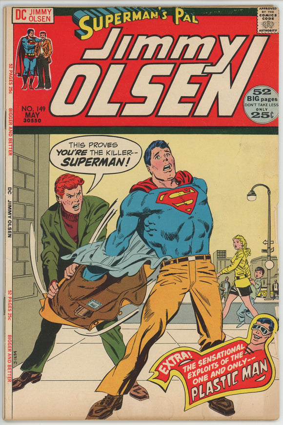 Superman's Pal Jimmy Olsen #149 (1958) - 4.0 VG *The Unseen Enemy*