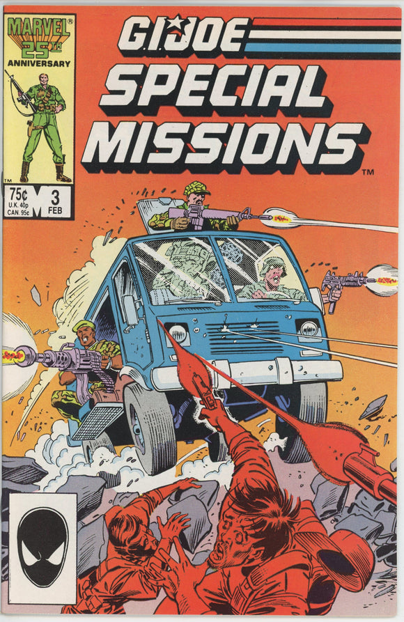 G.I. Joe Special Missions #3 (1986) - 9.0 VF/NM *Burn-Out*