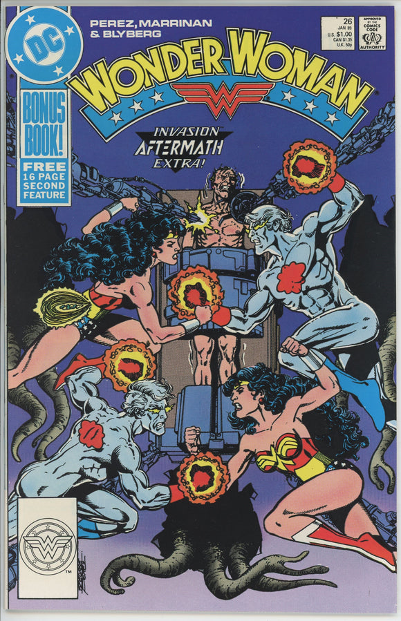 Wonder Woman #26 (1987) - 9.0 VF/NM *Invasion: Aftermath*