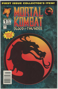 Mortal Kombat Blood & Thunder #1 (1994) - 8.0 VF *Newsstand*