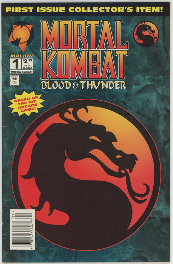 Mortal Kombat Blood & Thunder #1 (1994) - 8.0 VF *Newsstand*